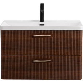 База под раковину BELBAGNO DUE-800-2C-SO-NOCE-P подвесная с двумя выкатными ящиками Noce 800x422x500