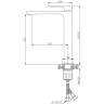 Смеситель для раковины BELBAGNO LUCE LUC-LMC-CRM