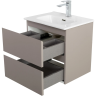 Тумба под раковину BELBAGNO KRAFT 39-500/390-2C-SO-СO 50 см, подвесная, бежевый матовый KRAFT 39-500/390-2C-SO-CO